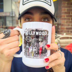 Hollywood Monochromatic Coffee Mug Front
