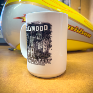 Hollywood Monochromatic Coffee Mug Right Side
