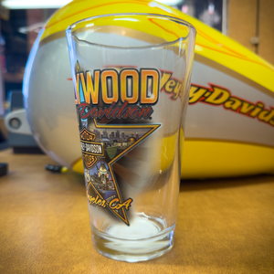 Hollywood Walk of Fame Star Pint Glass Right Side