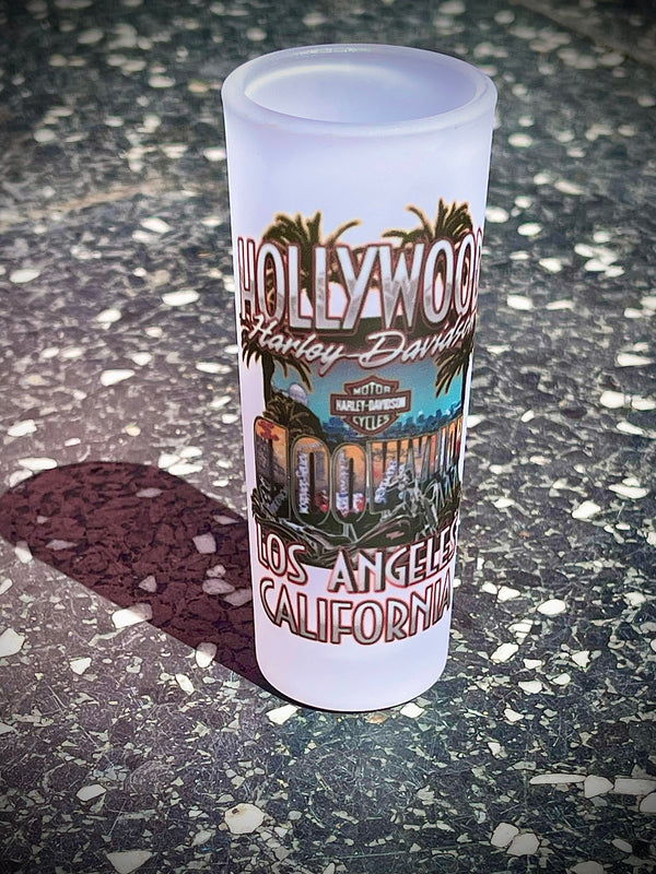 Harley-Davidson® of Hollywood Graffiti Frosted Tall Shot Glass