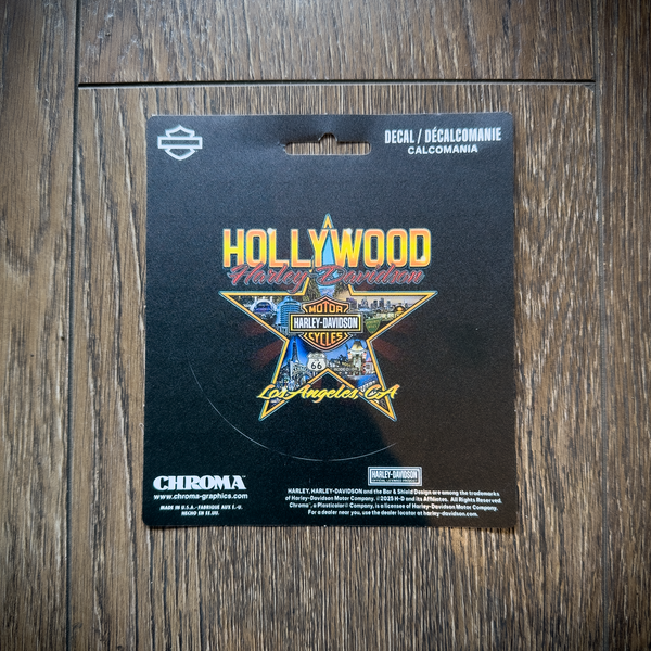 Harley Davidson® of Hollywood Star Decal