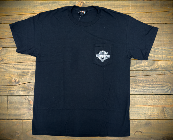 Bar and Shield Number 1 Pocket T-Shirt