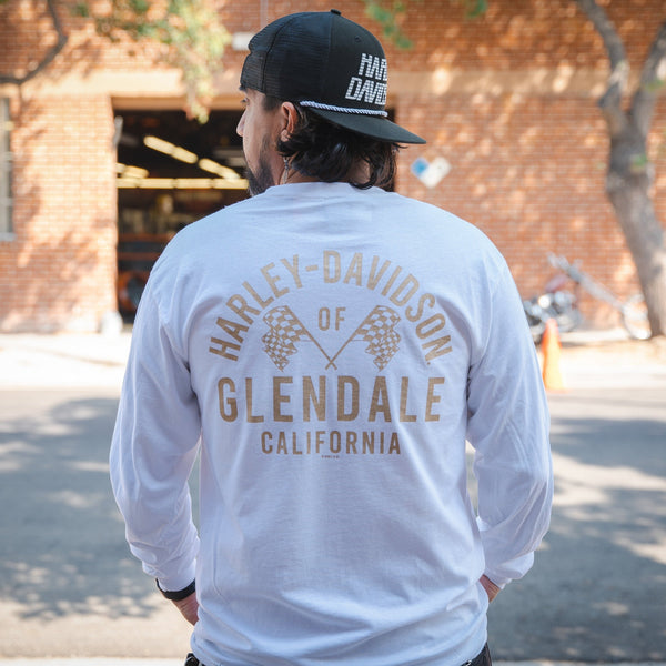 Harley-Davidson® of Glendale Shirt Long Sleeve Gold Racer II
