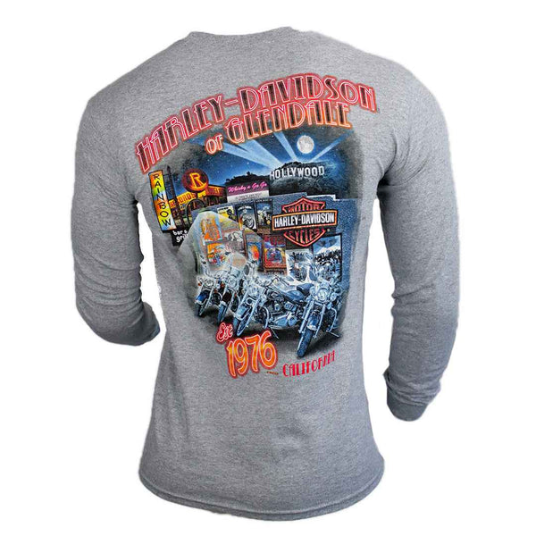 Harley-Davidson® of Glendale Shirt Long Sleeve Hollywood Nights