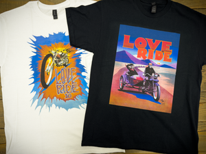 The Love Ride 10 & 19 T-Shirts Front Design