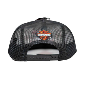 Harley-Davidson® of Glendale Hat Racing Logo Trucker Black