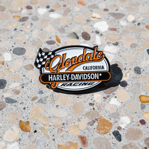 Harley-Davidson® of Glendale Racing Enamel Pin Full Color
