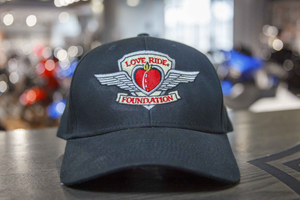Love Ride® Foundation Snap-Back Hat Black - Love Ride® Highway Logo